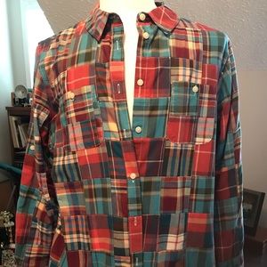 Lands End XL long sleeve button down